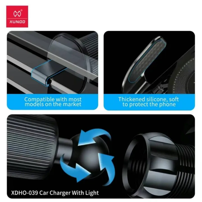 XUNDD XDHO-039 15W Wireless Car Charger