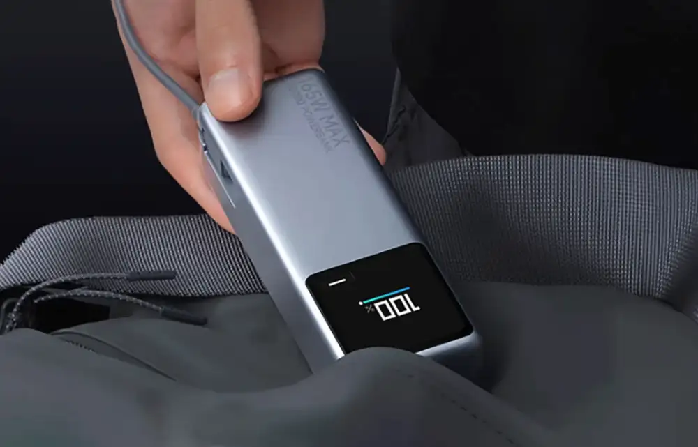 Xiaomi 10000mAh 165W Power Bank with Built-in USB Cable