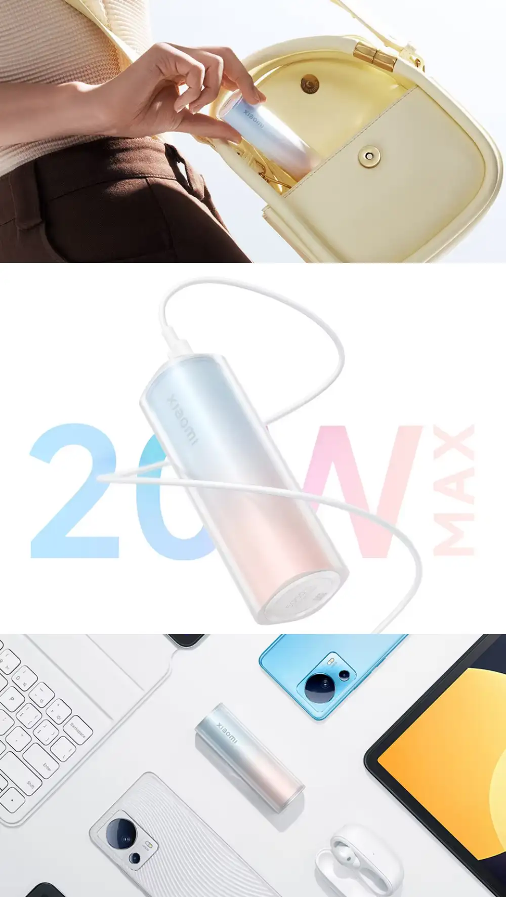 Xiaomi 5000mAh Mini PowerBank Lipstick Edition