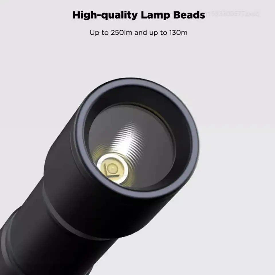 Beebest F1P 200m Flashlight rechargeable LED design