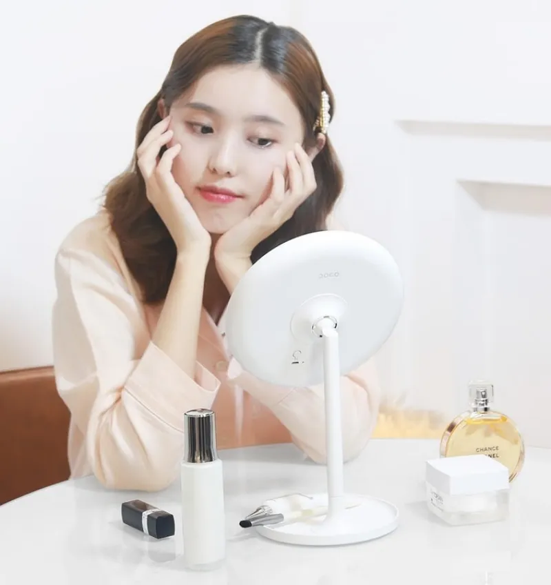 Xiaomi DOCO HZJ001 Daylight Mirror White — LED makeup vanity mirror