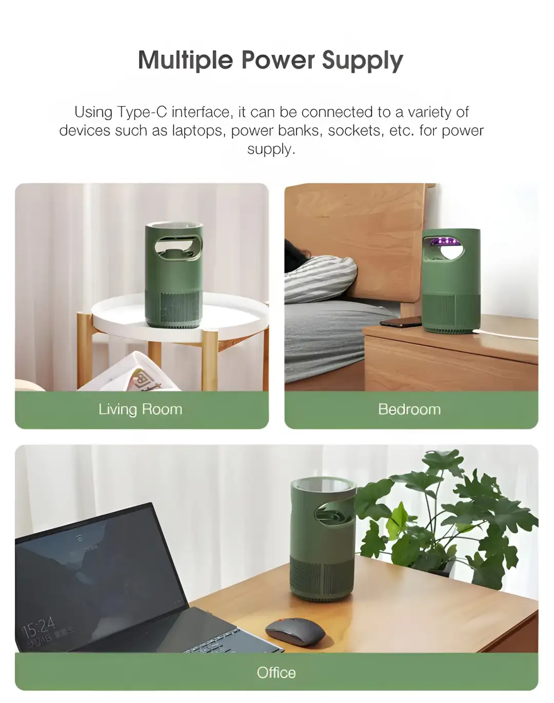 Premium mosquito lamp for home pest control by Xiaomi