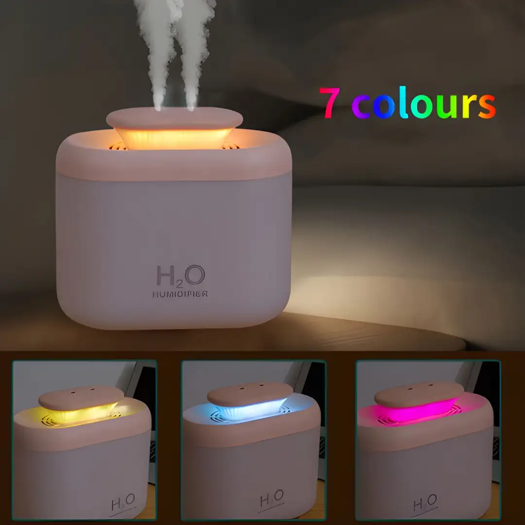 Xiaomi aroma humidifier creating fresh indoor moisture