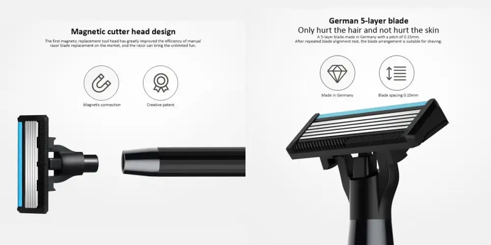 Xiaomi Huanxing H300 Complete Manual Shaving Set