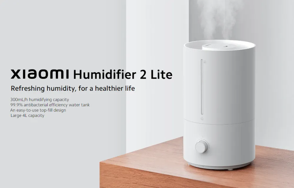 Xiaomi Humidifier 2 Lite 4L - Minimalist White Design