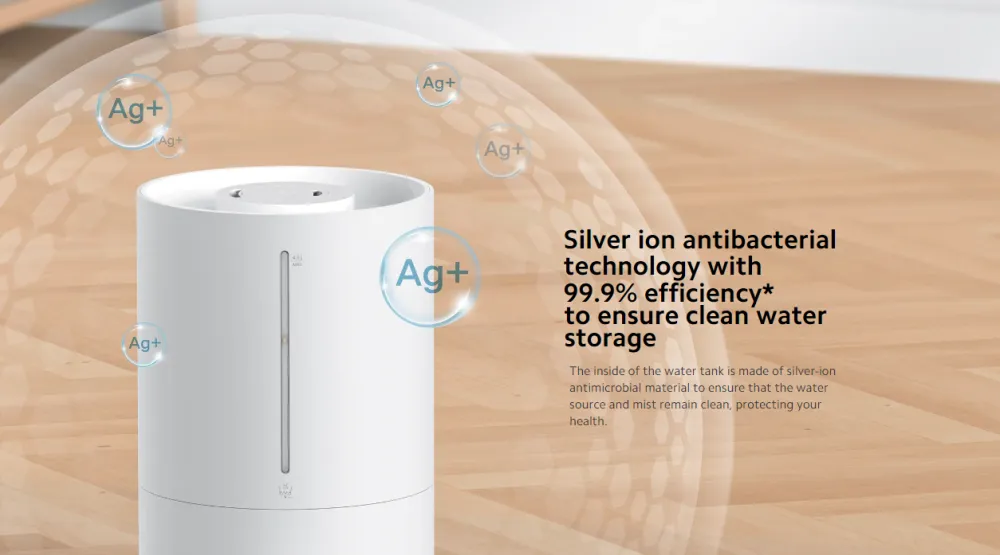 Xiaomi Humidifier 2 Lite - 99% Antibacterial Silver Ion Water Tank