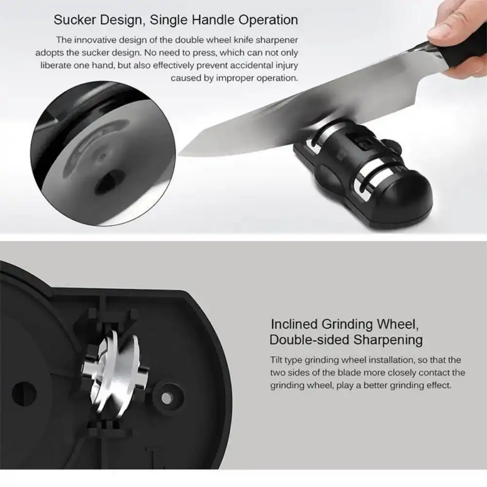Xiaomi HuoHou HU0045 manual knife sharpener with suction base