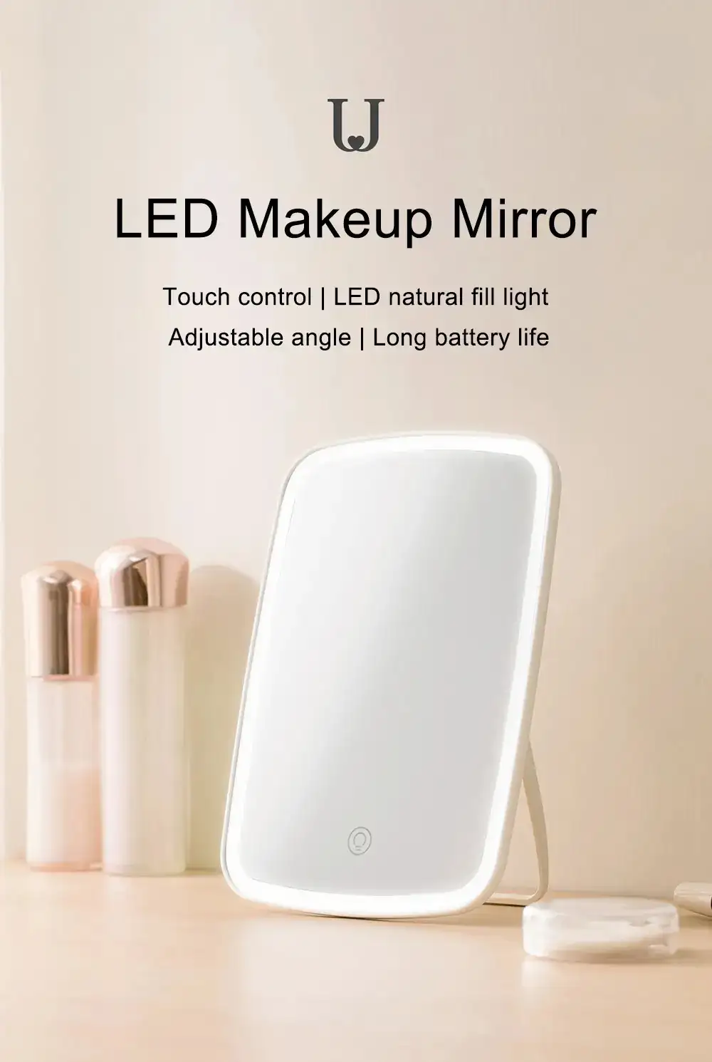The Xiaomi Jordan Judy LED Makeup Mirror NV026 price in Bangladesh is BDT.