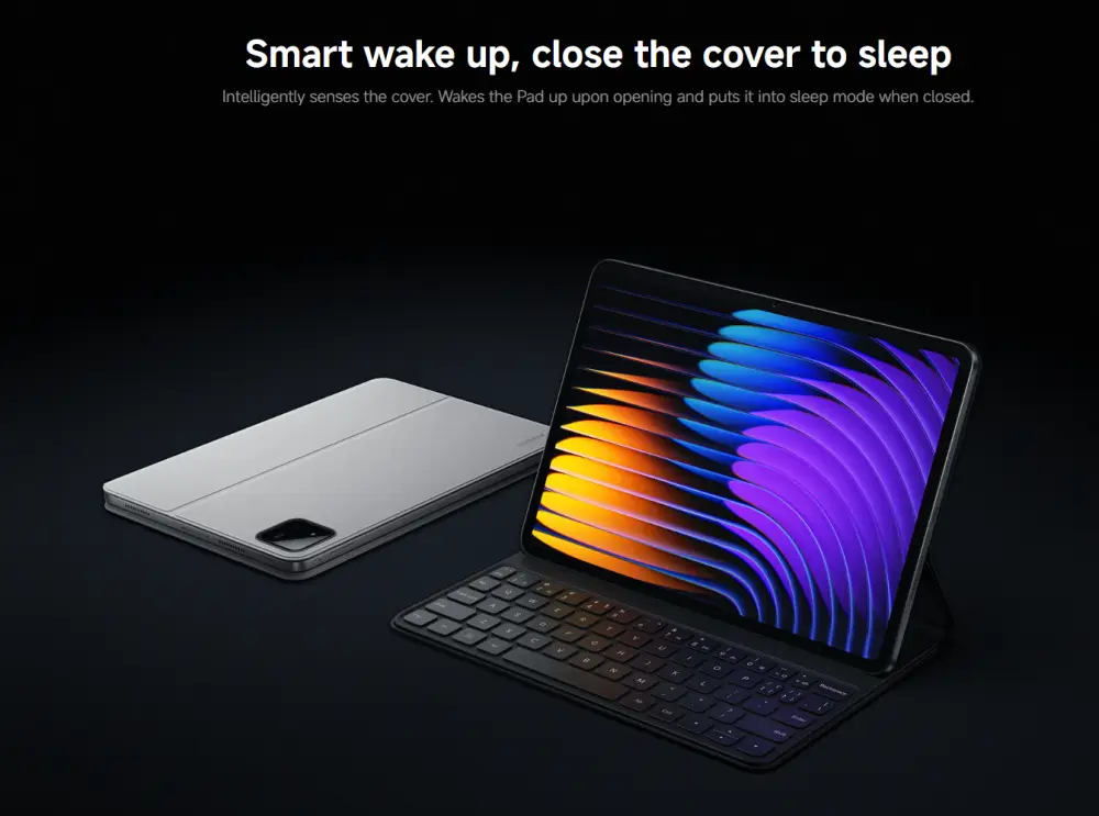 Xiaomi Pad 7 keyboard case for typing and productivity