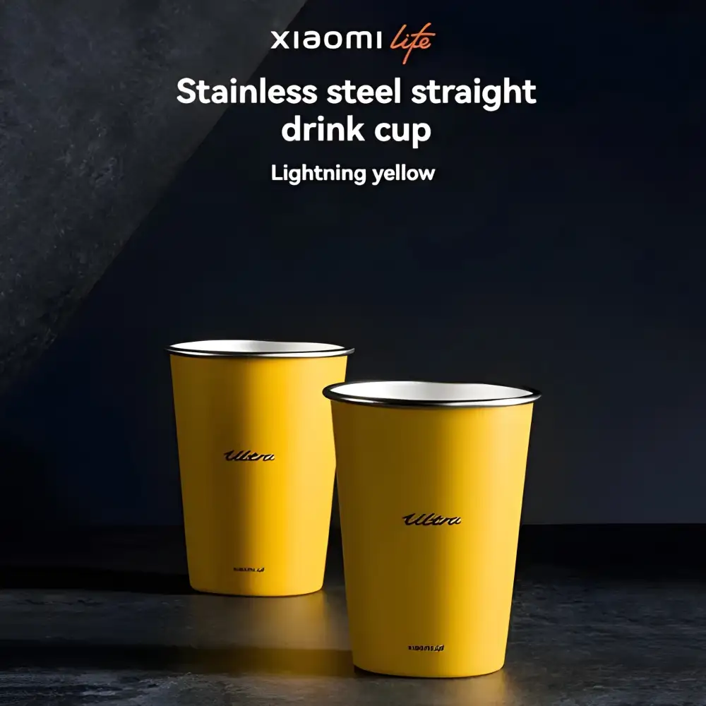 Xiaomi Life 350ml stainless cup set with sleek finish