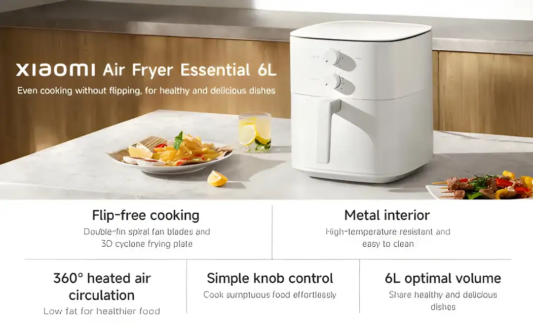 Xiaomi MAF13 6L smart air fryer essential global version
