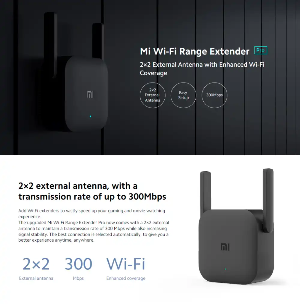 Xiaomi Mi WiFi Repeater Pro 300Mbps