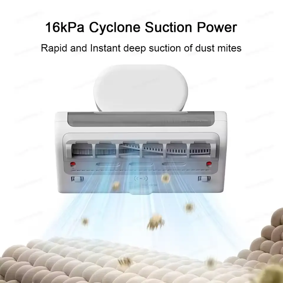 Xiaomi Mijia Dust Mite Vacuum Cleaner 2 Pro removing dust and mites from bed and sofa