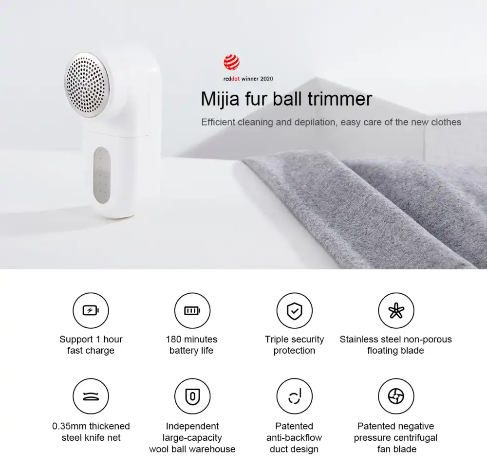 Xiaomi Mijia Portable Electric Lint Remover