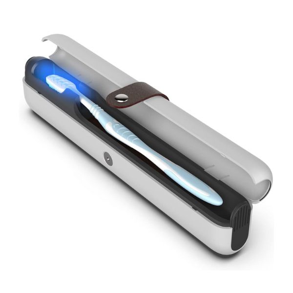 Xiaomi Mijia Toothbrush Sterilizer Leather Magnetic Buckle Portable Travel UVC Sterilization Storage Box