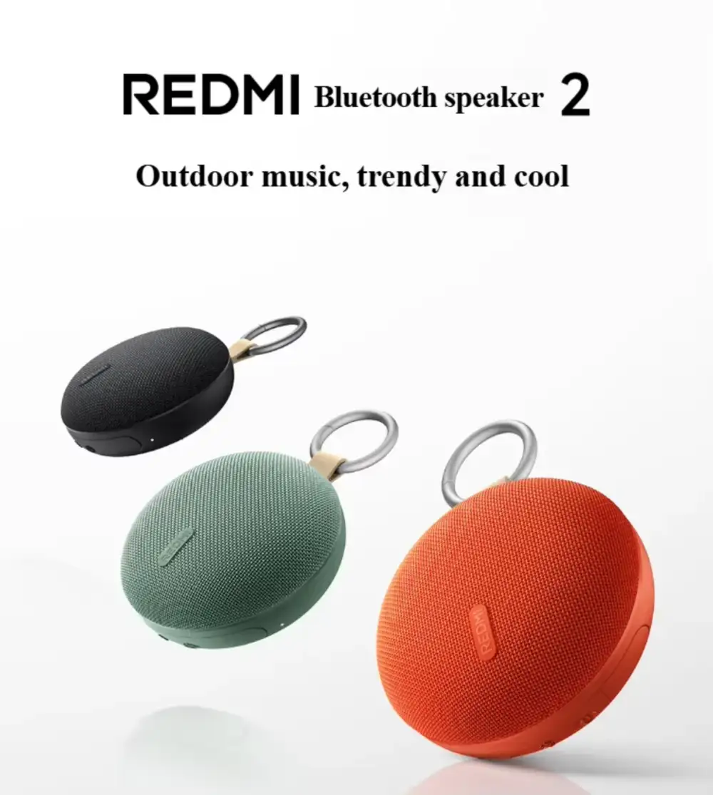 Redmi Bluetooth Speaker 2 with clear balanced stereo sound