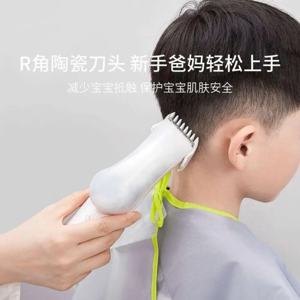 Premium baby hair trimmer with built-in vacuum design