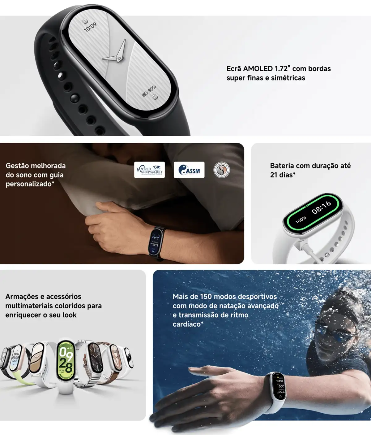 Xiaomi Smart Band 10 with AMOLED display
