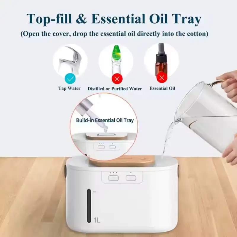 Xiaomi Smart Frog Dual Spray Rechargeable Portable Air Humidifier 1L