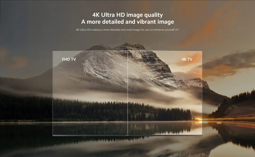 Xiaomi TV Box S 2nd Gen showing 4K Ultra HD content on a screen 