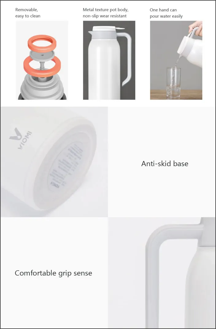 Xiaomi VIOMI 1.5L Thermo Mug Features and Details