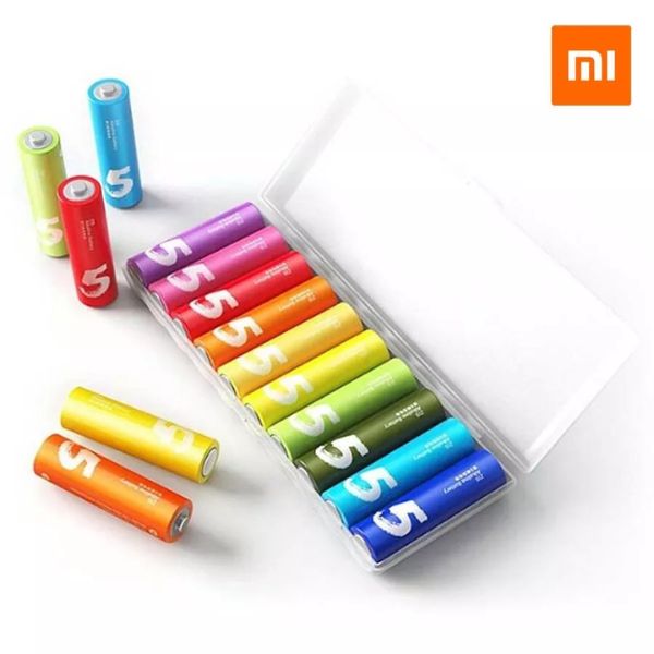Xiaomi Z15 AA Alkaline Rainbow Heavy Duty Battery 10pcs Pack