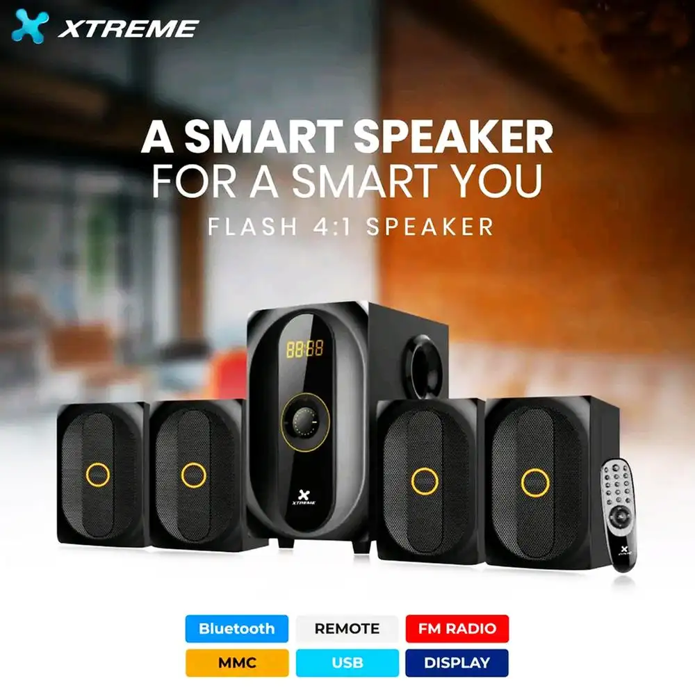 Xtreme FLASH 4:1 Multimedia Speaker