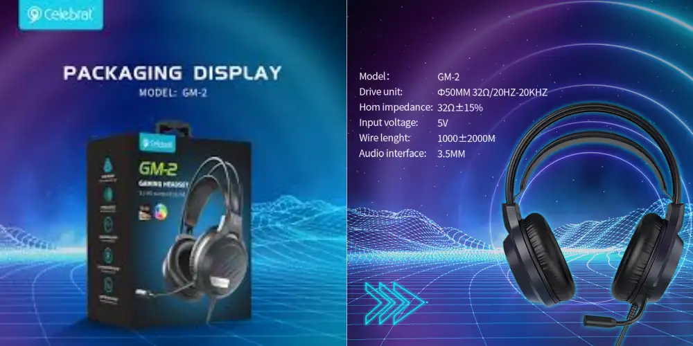 YISON Celebrat GM-2 Wired Gaming Headphone