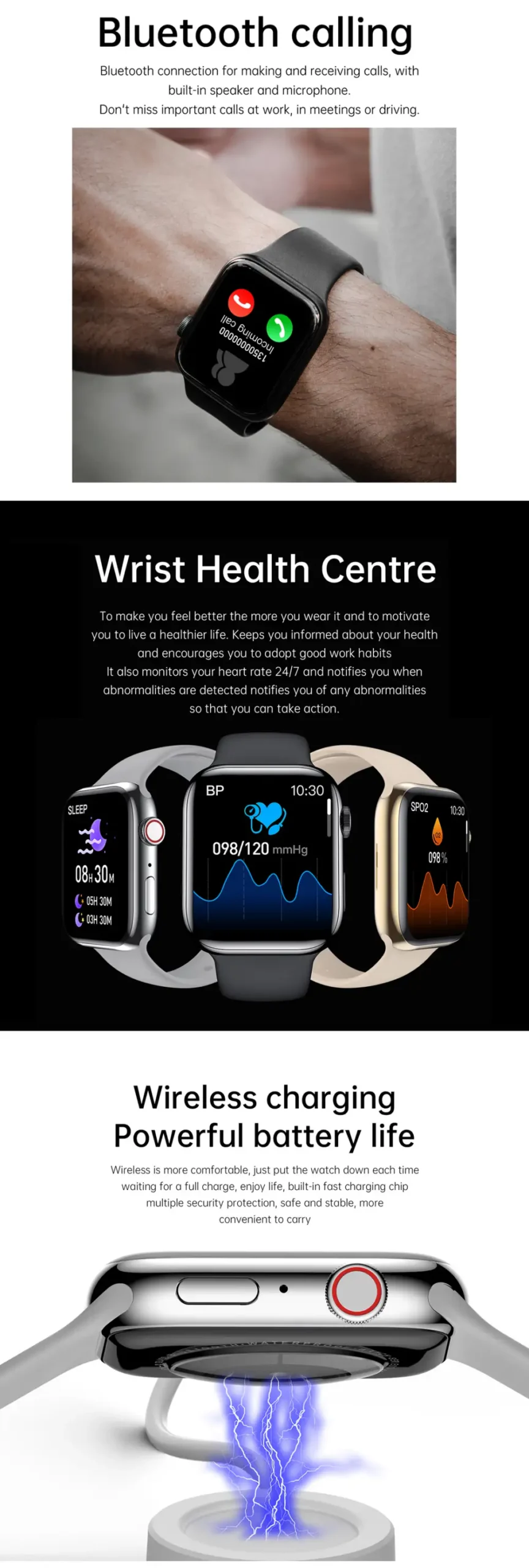 Yison Celebrat SW7Pro Bluetooth Calling Smart Watch