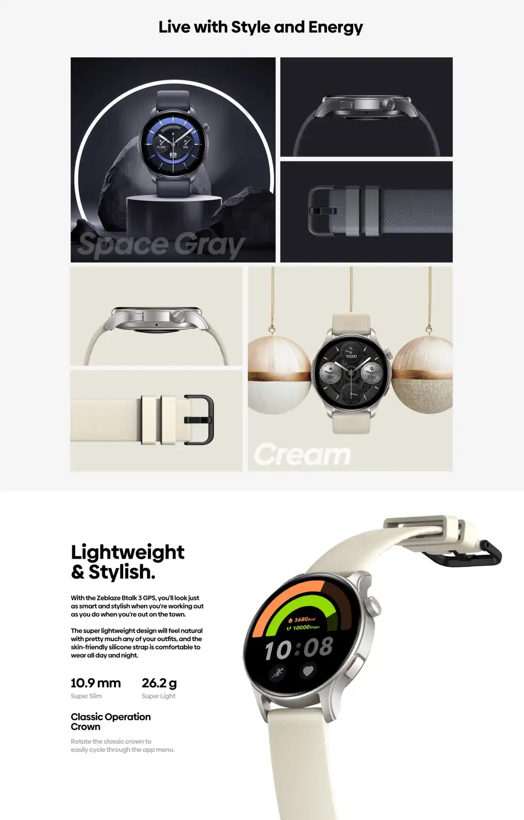 Zeblaze Btalk 3 GPS Smartwatch