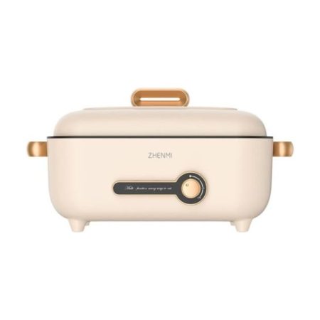 Zhenmi ED4001 4L Multi Function Electric Cooking Pot with Non Stick Pan 1500W