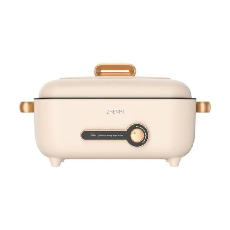 Zhenmi ED4001 4L Multi Function Electric Cooking Pot with Non Stick Pan 1500W