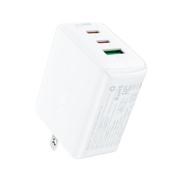 Acefast A43 PD65W GaN Charger (2xUSB-C + USB-A) US