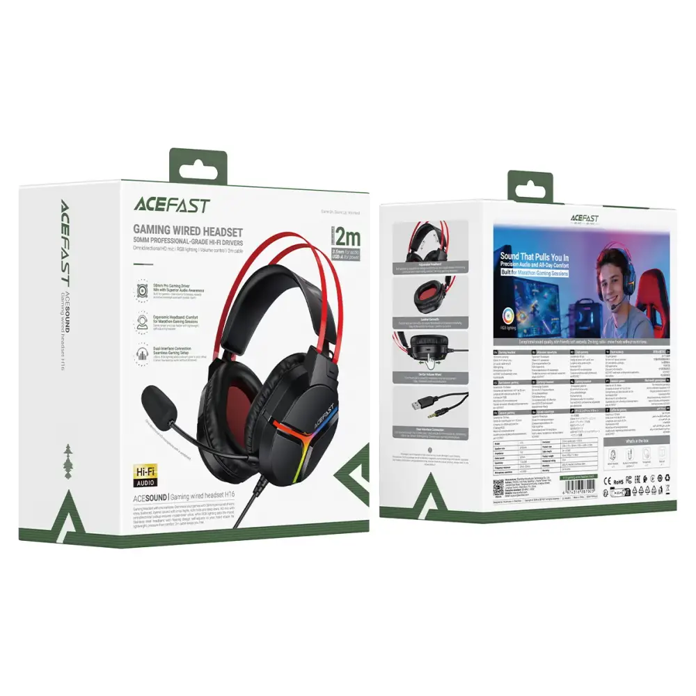 ACEFAST Wired Gaming Headphones