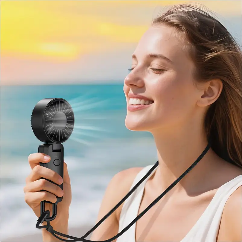 ACEFAST YF2 USB rechargeable hand fan for travel cooling