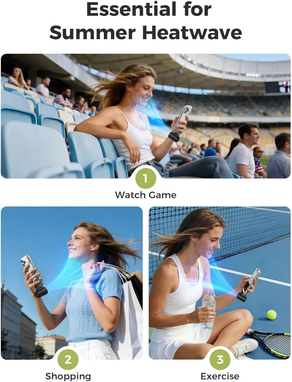 Aecooly Air Mate portable turbo fan for strong airflow cooling