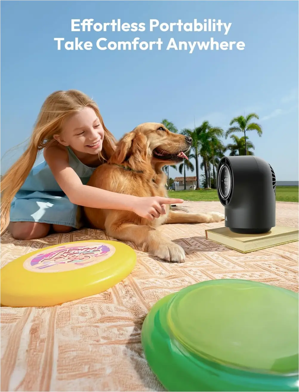 Aecooly Chic 01 touch control table fan TB01 main design for desk cooling