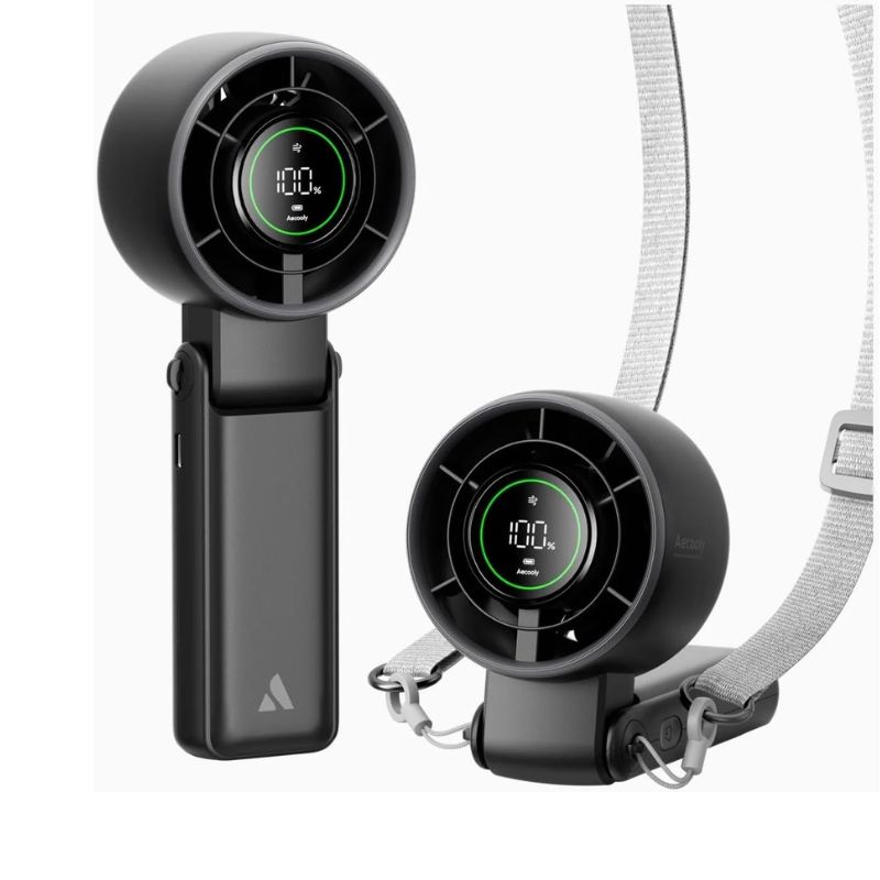 Aecooly Halo PB02A 02 3 IN 1 Portable Handheld Fan