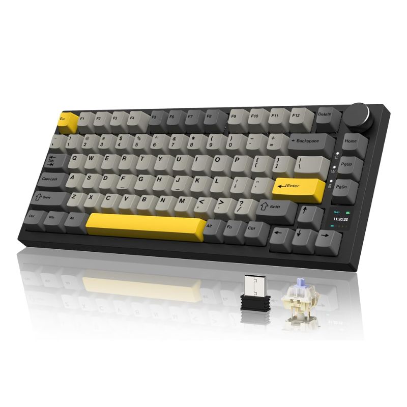 AJAZZ AK820 Pro Hot-Swappable Tri Mode Mechanical Keyboard