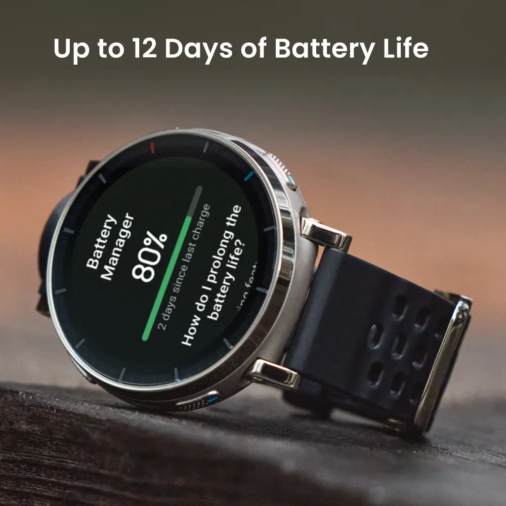 Amazfit Active 3 Premium smartwatch with up to 12 days battery life