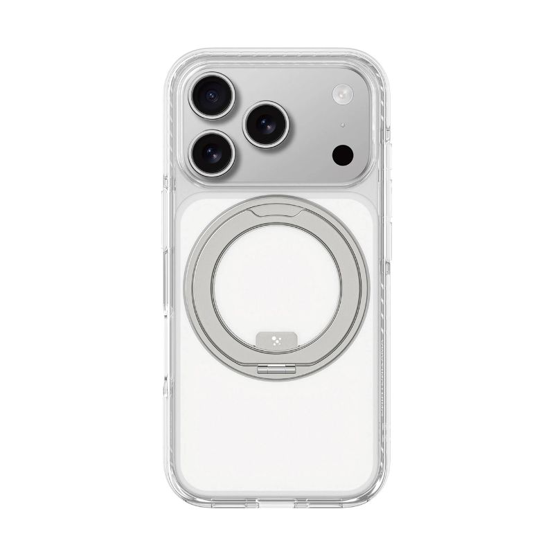 Amazingthing TITAN Pro MagSpin Clear Case For iPhone 17 Pro & iPhone 17 Pro Max