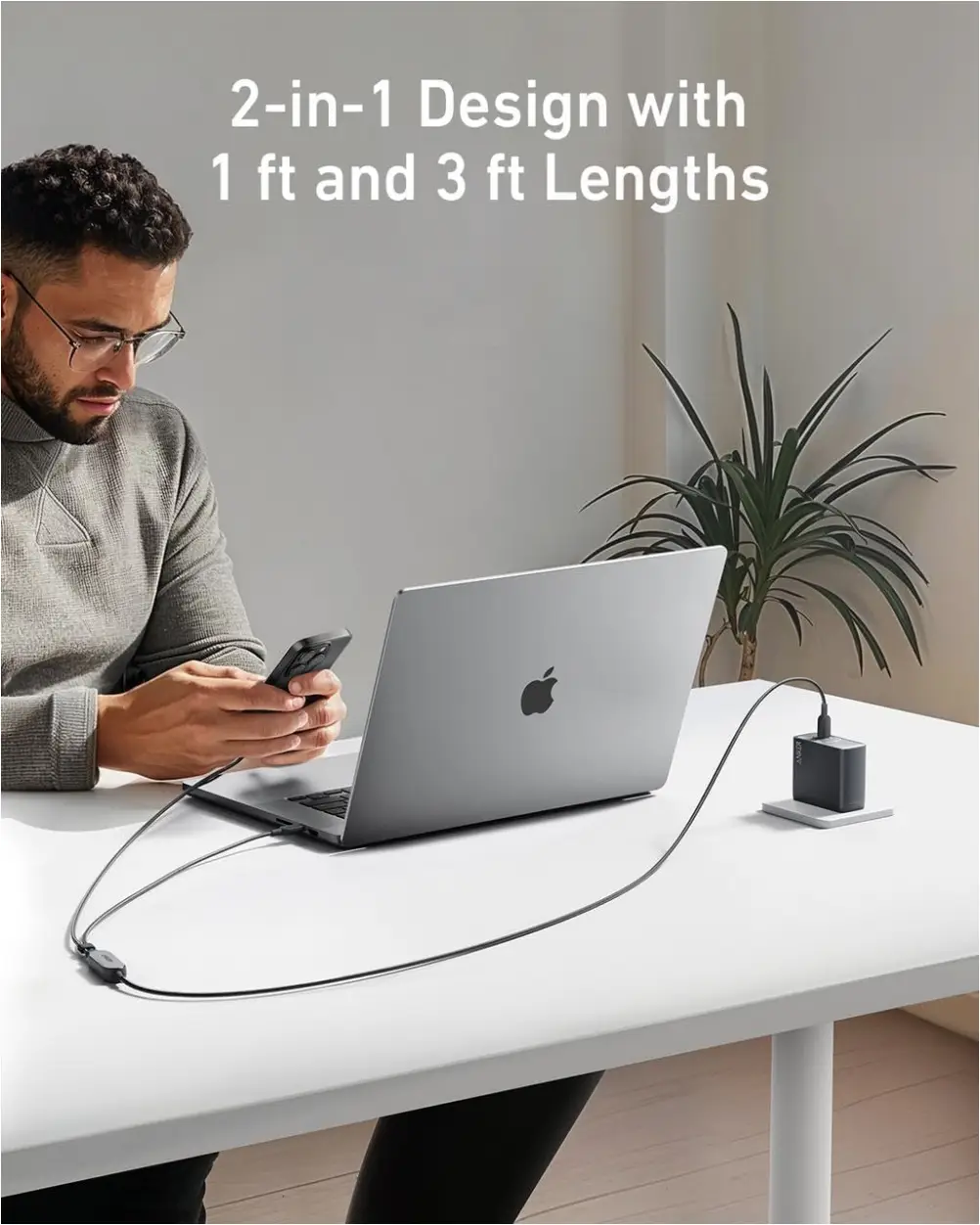 Anker A8895 140W Braided USB-C Charging Cable