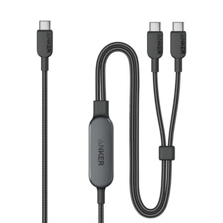 Anker 2-in-1 USB-C to USB-C 140W Braided Cable, A8895