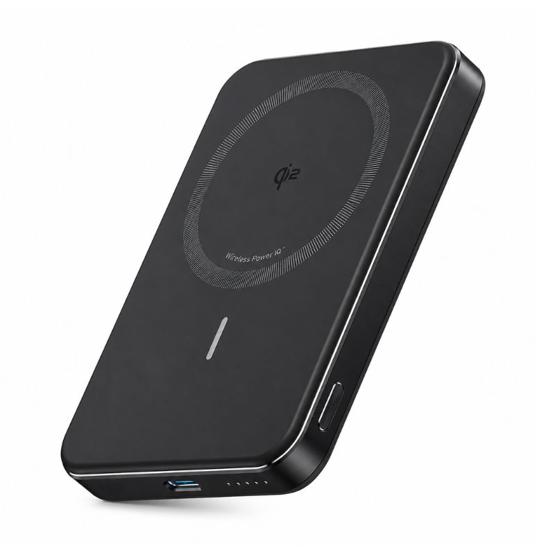 Anker MagGo 10K Slim Power Bank Certified, Portable, 7.5W Ultra Fast MagSafe