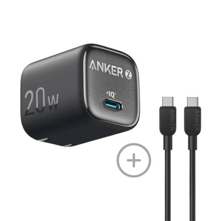 Anker Zolo 20W USB-C Charger with USB-C Cable Combo Pack, B2699