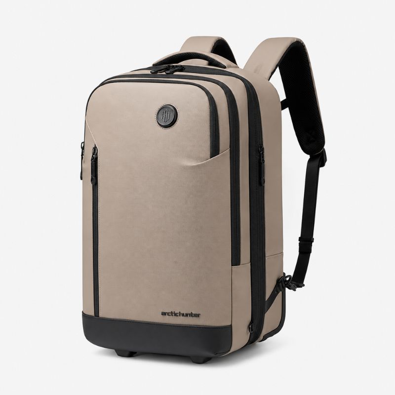 Arctic Hunter LG00861 Khaki trolley backpack