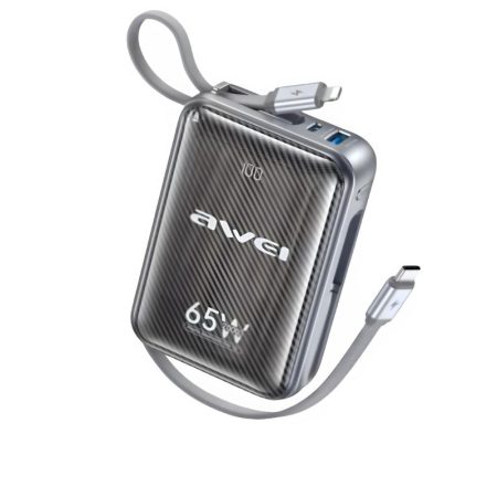 Awei MH818 20000mAh 65W Fast Charging Power Bank