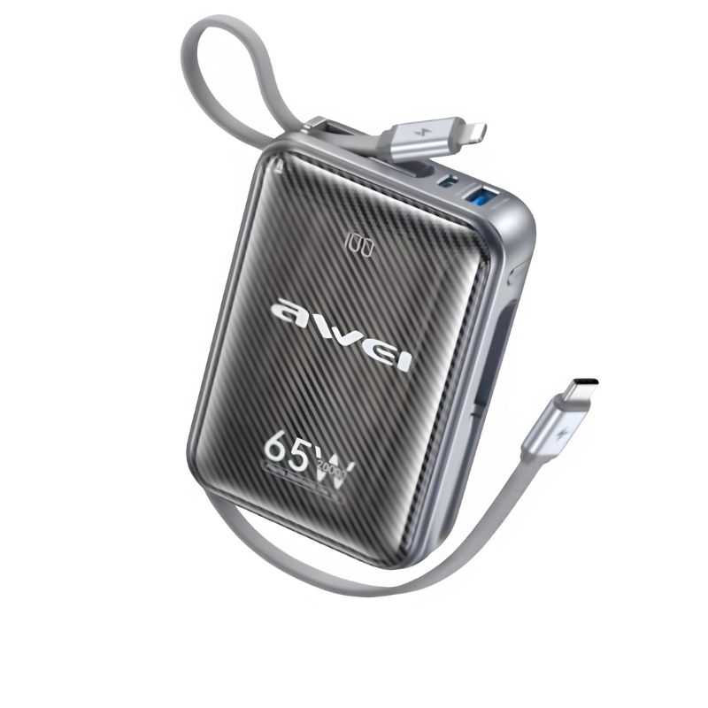 Awei MH818 20000mAh 65W Fast Charging Power Bank