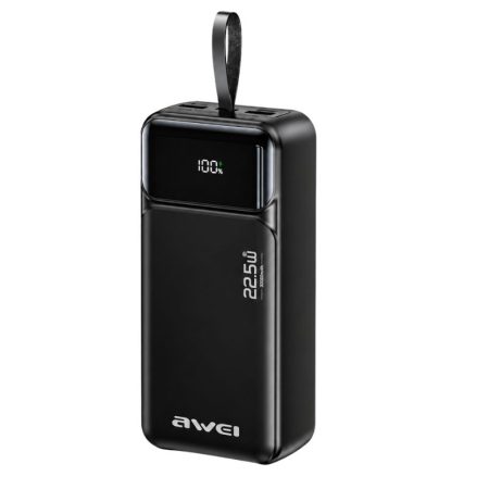 AWEI PA-104 22.5W Built-in Cable 30000mAh Power Bank