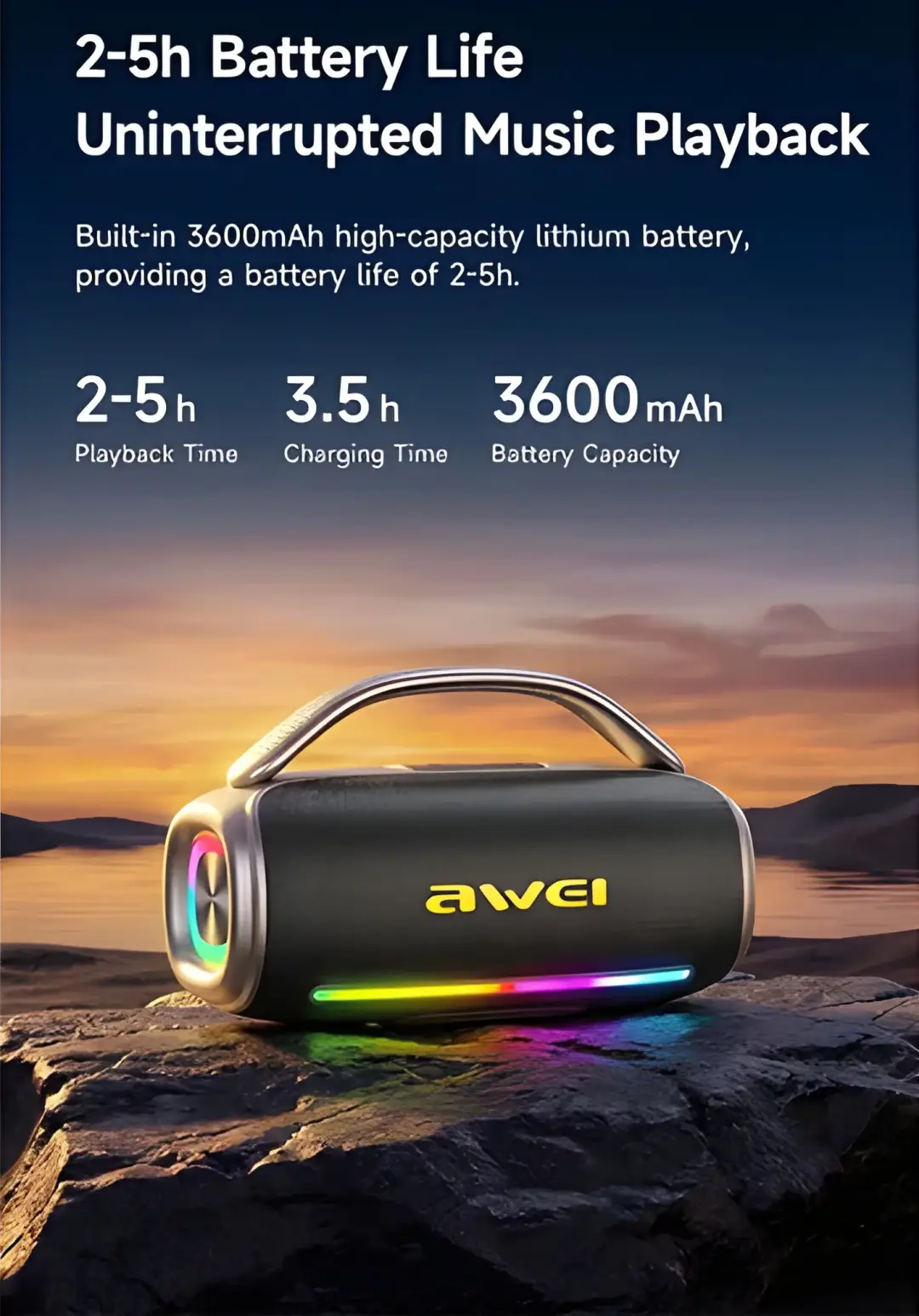 Awei Y887 Pro 40W Outdoor Bluetooth Speaker